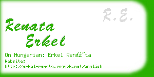 renata erkel business card